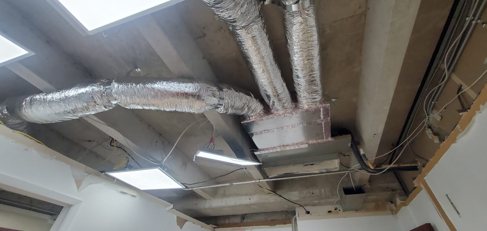 installation of new ducts